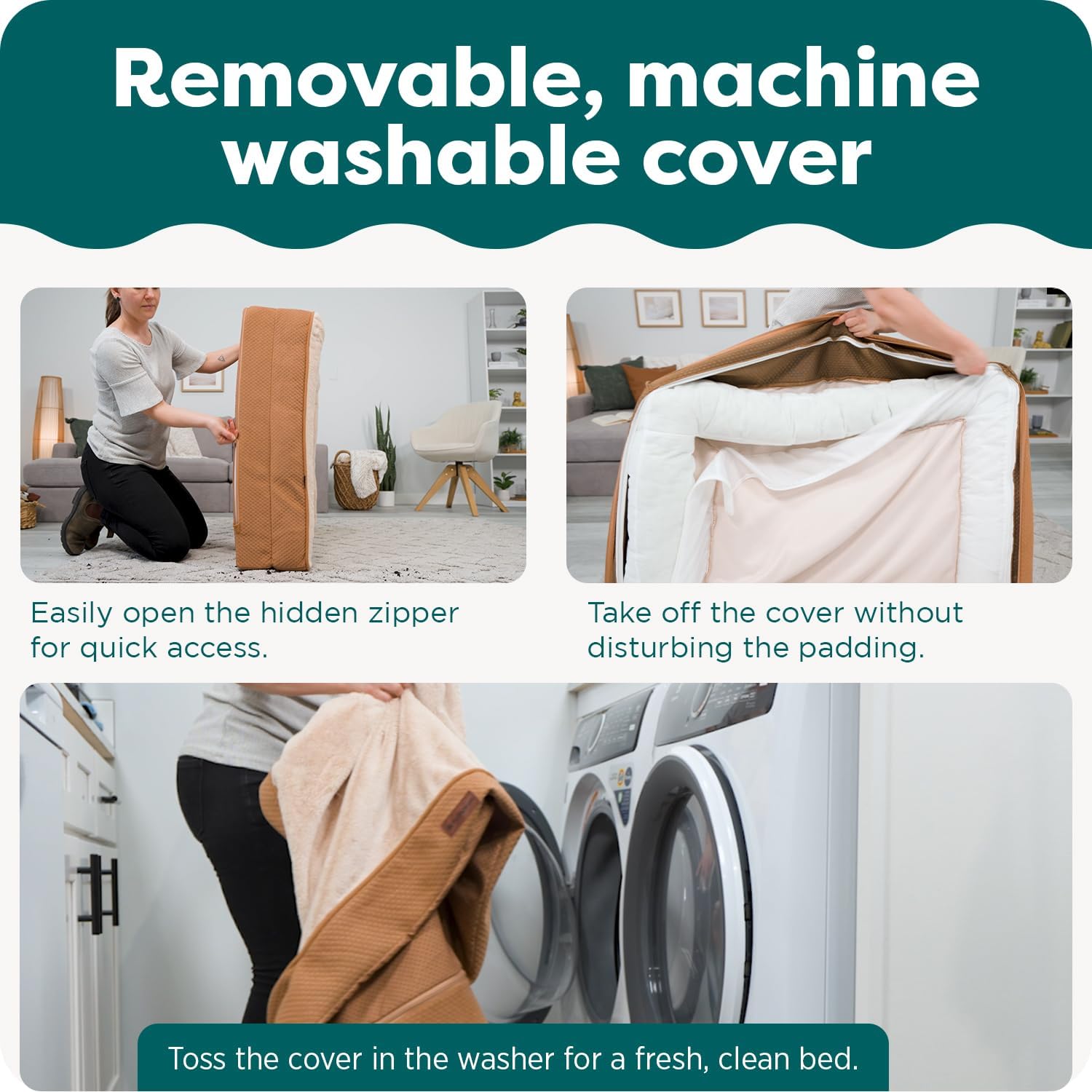 Furhaven 26 Round Orthopedic Dog Bed for Medium/Small Dogs w/ Removable Washable Cover, For Dogs Up to 30 lbs - Sherpa & Suede Snuggery - Gray, 26-inch